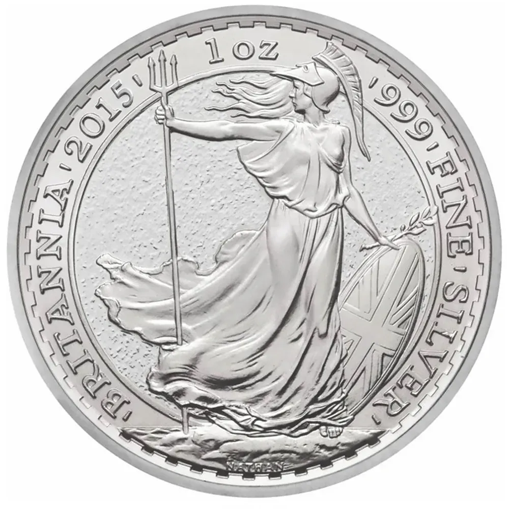 1oz Royal Mint Silver Britannia QEII (2015)