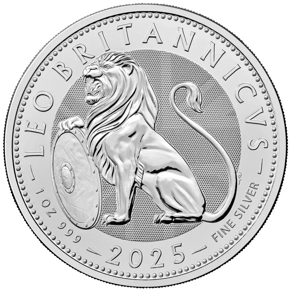 1oz Royal Mint Silver British Lion (2025)