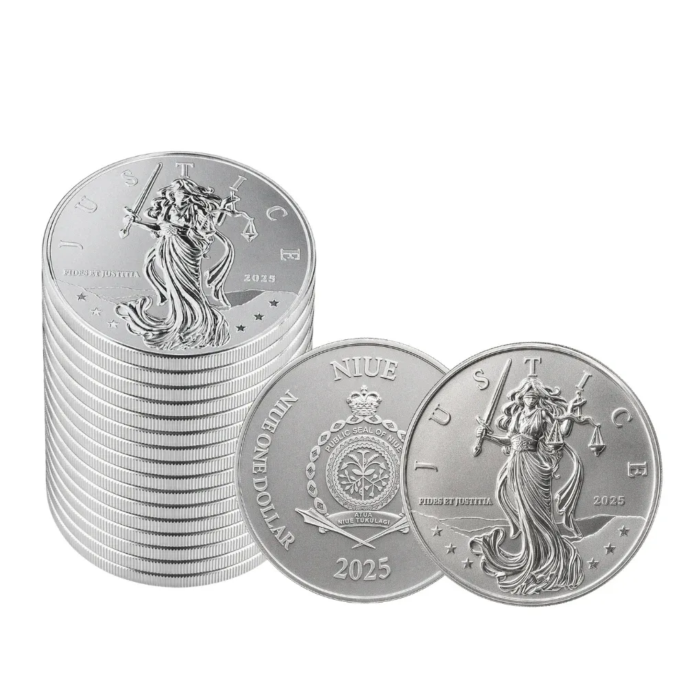 1oz Scottsdale Silver Lady of Justice Coin (2025)