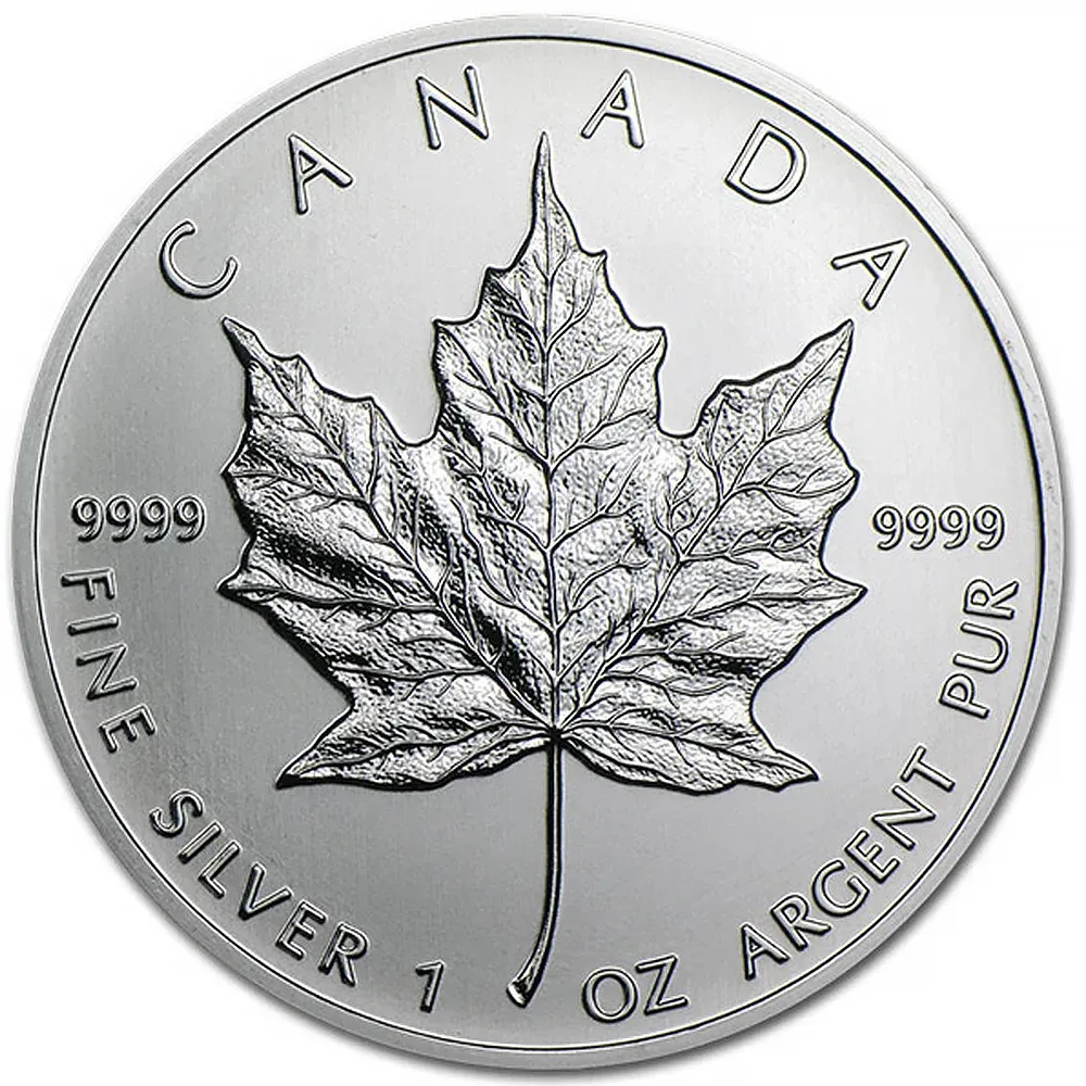 1oz Silver Canadian Maple Leaf Coin (2011)