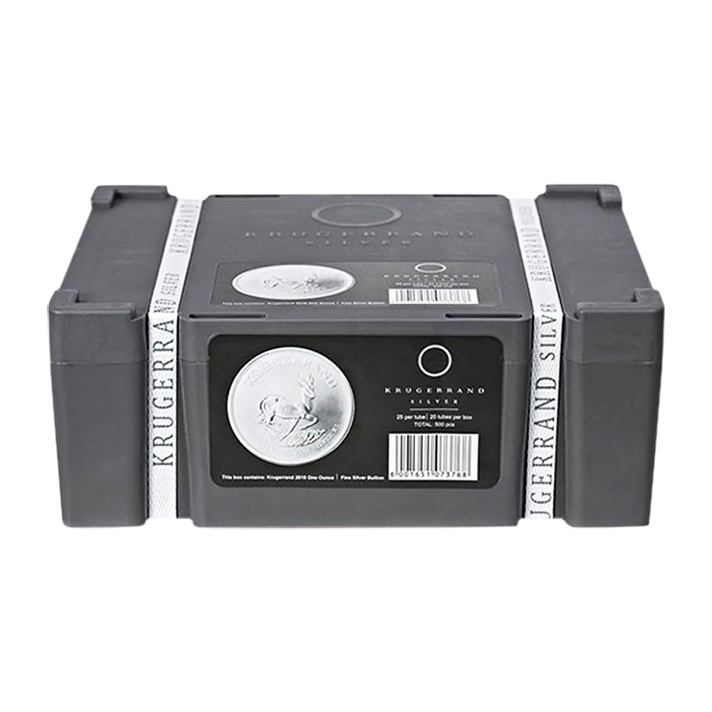 500 x 1oz South African Silver Krugerrand Coin 'Monster Box' (2023)-1