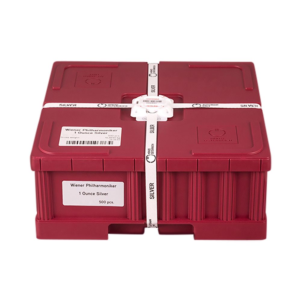 500 x 1oz Austrian Silver Philharmonic Coin 'Monster Box' (2022)
