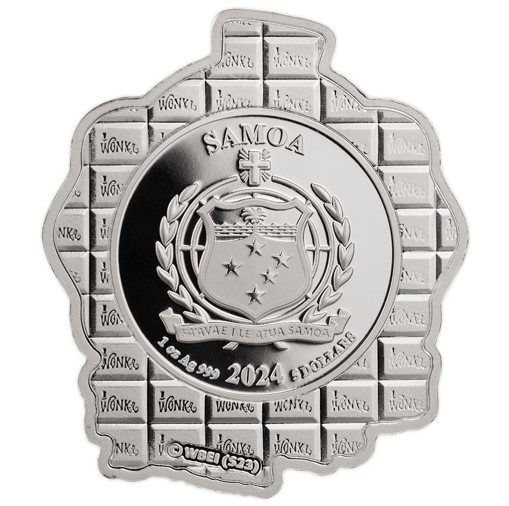 2024 Willy Wonka 1oz Silver Coin – Limited Edition with Ticket