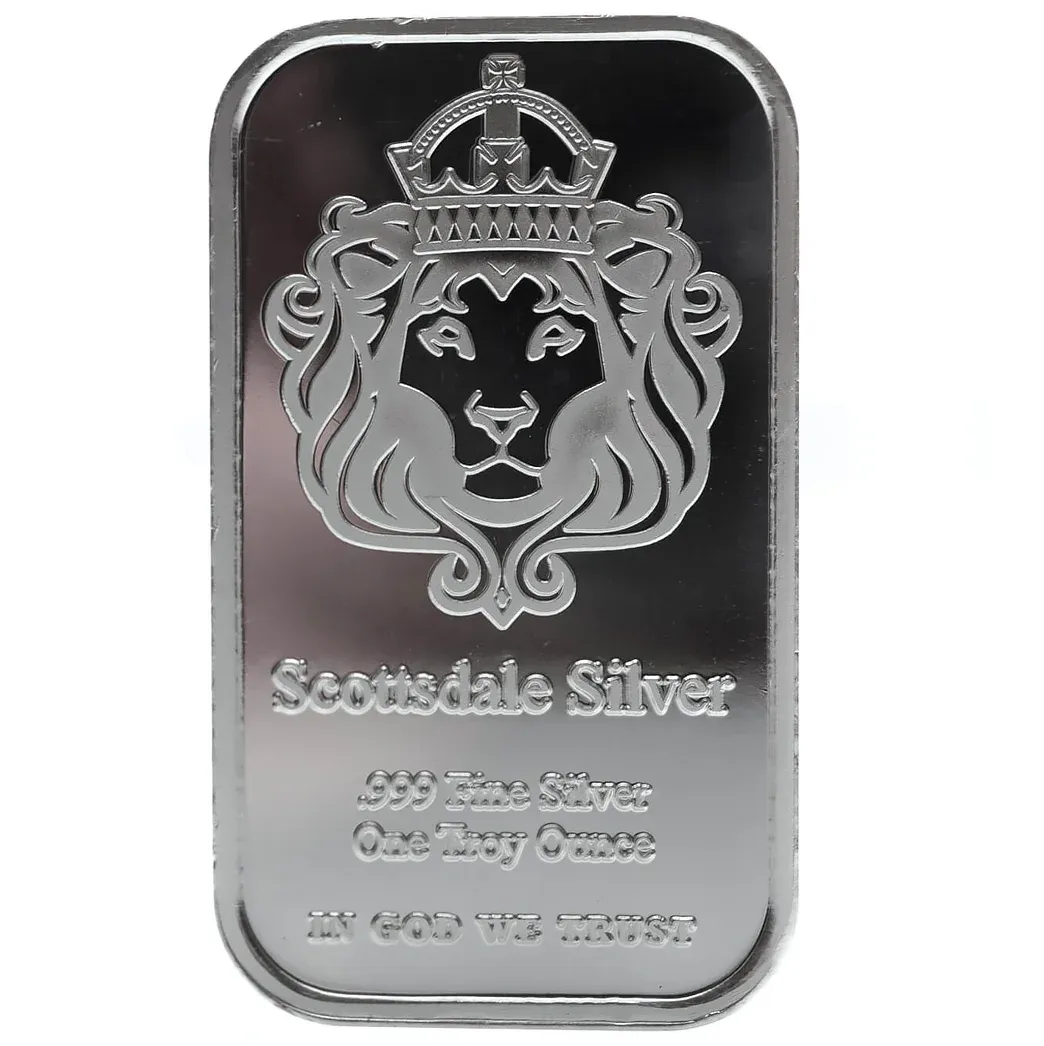 1oz Silver Scottsdale Minted Bar