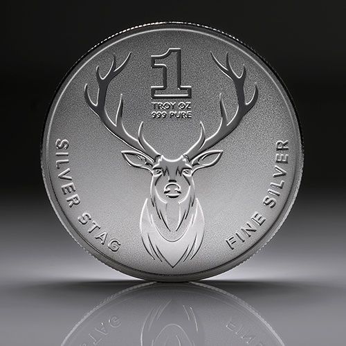 1oz Silver Stag Coin (2020)