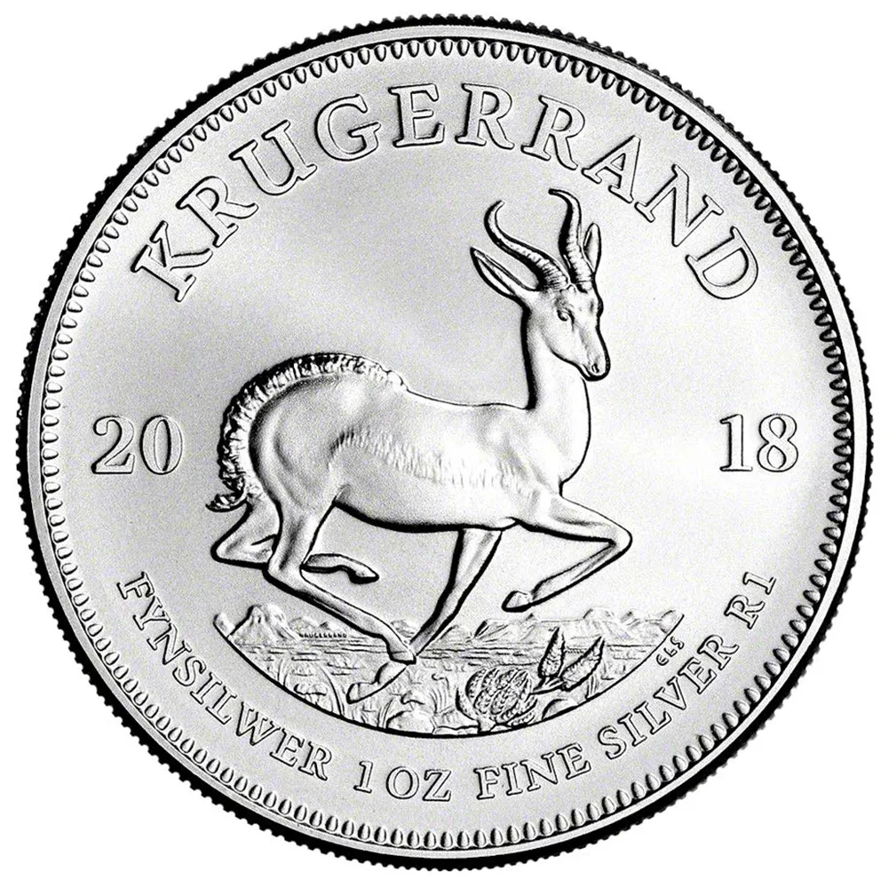 1oz South African Silver Krugerrand (2018)