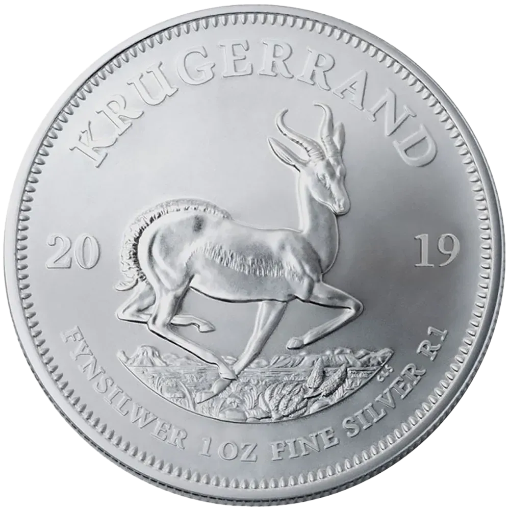 1oz South African Silver Krugerrand (2019)