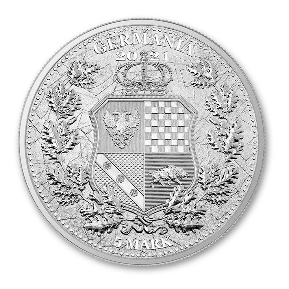 2021 1oz Allegories .9999 Fine Silver Round - Germania Mint