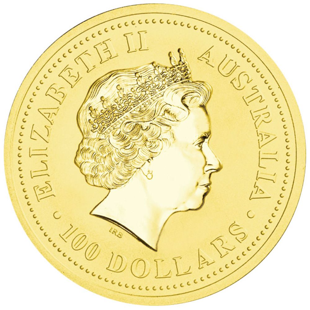 1oz Australian Kangaroo Nugget Gold Coin (2000)