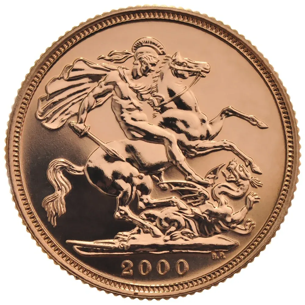 2000 Queen Elizabeth II Gold Full Sovereign Coin