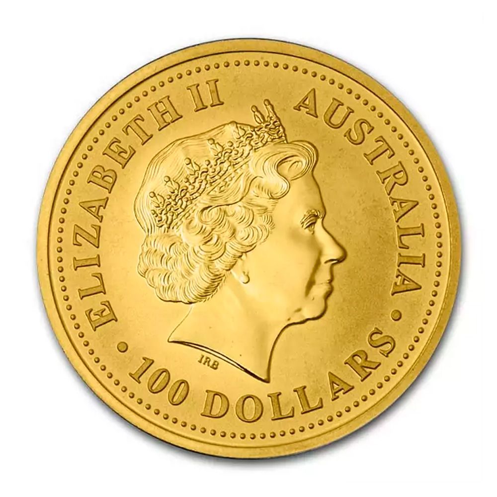2004 1oz Australian Kangaroo Nugget Gold Coin