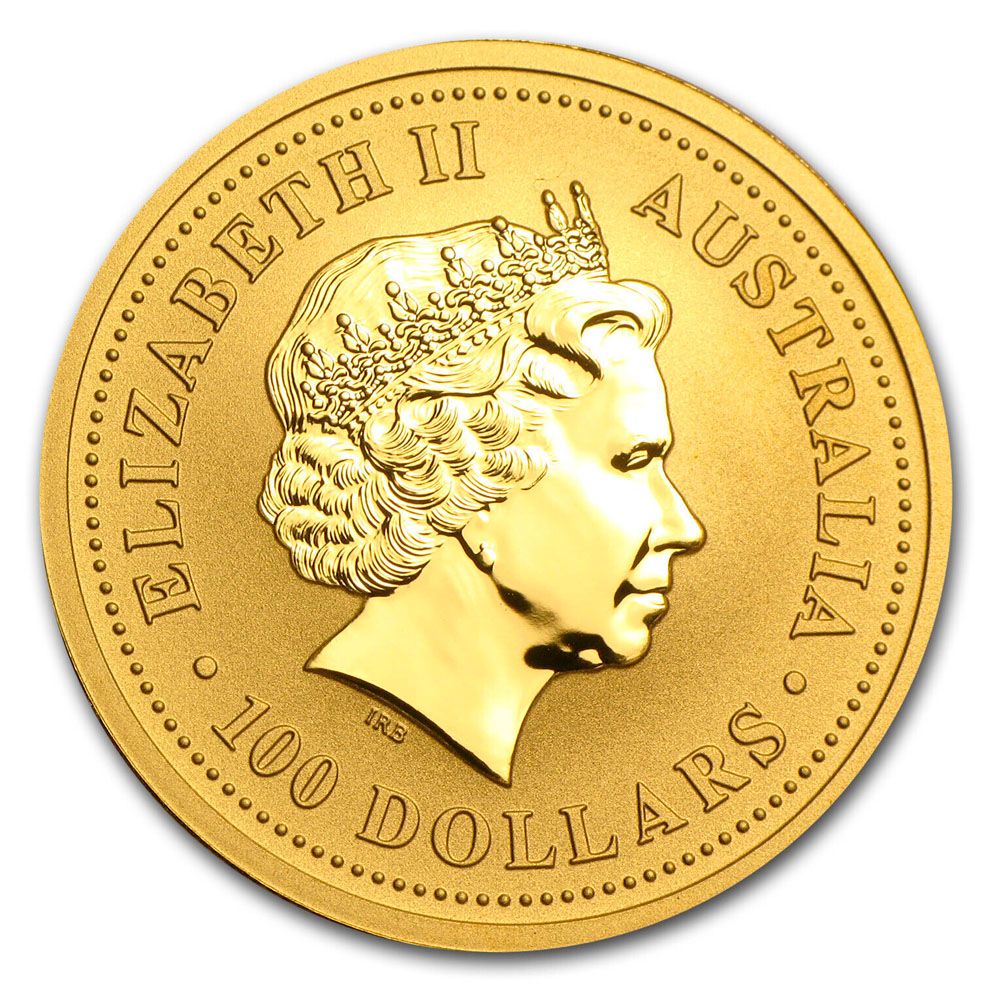 1oz Australian Kangaroo Nugget Gold Coin (2005)