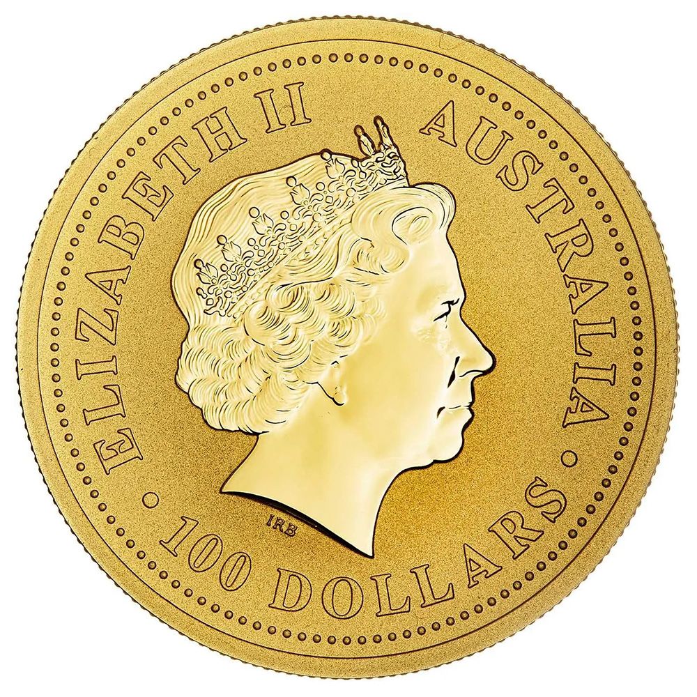 1oz Australian Kangaroo Nugget Gold Coin (2007)