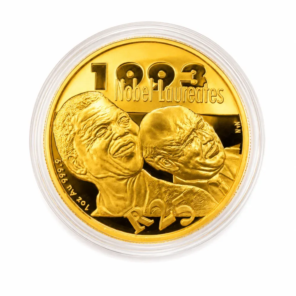 2007 South Africa 1 oz Gold Protea Series - Gandhi & Mandela 2 Coin Set