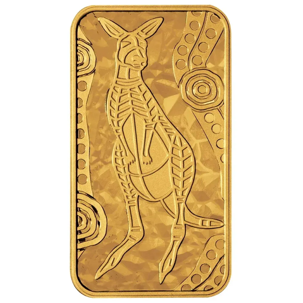 2008 Australia 10 g .9999 Gold Dreaming Kangaroo Coin - Perth Mint