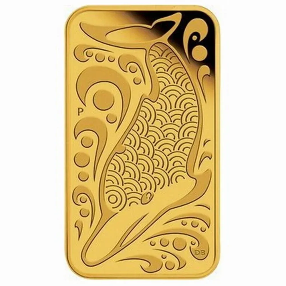 2010 Australia $25 10 g Pure Gold Rectangular Ingot Bar - Perth Mint