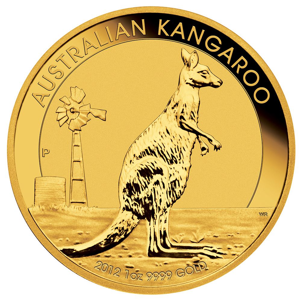 1oz Australia Gold Kangaroo Coin (2012)