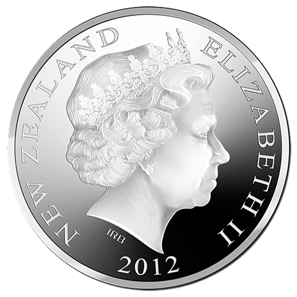 2012 1oz Silver Kiwi Treasures Proof Coin