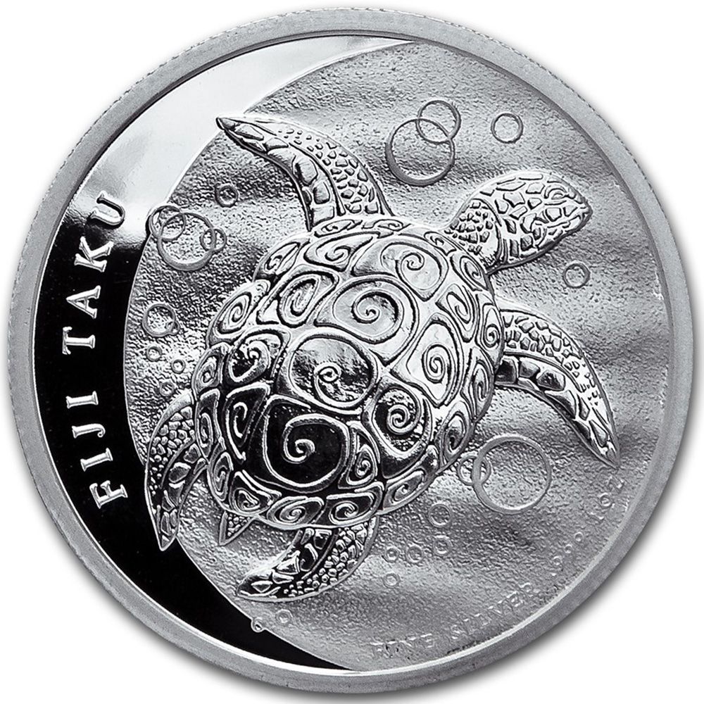2013 1oz Silver Bullion Coin Turtle Niue