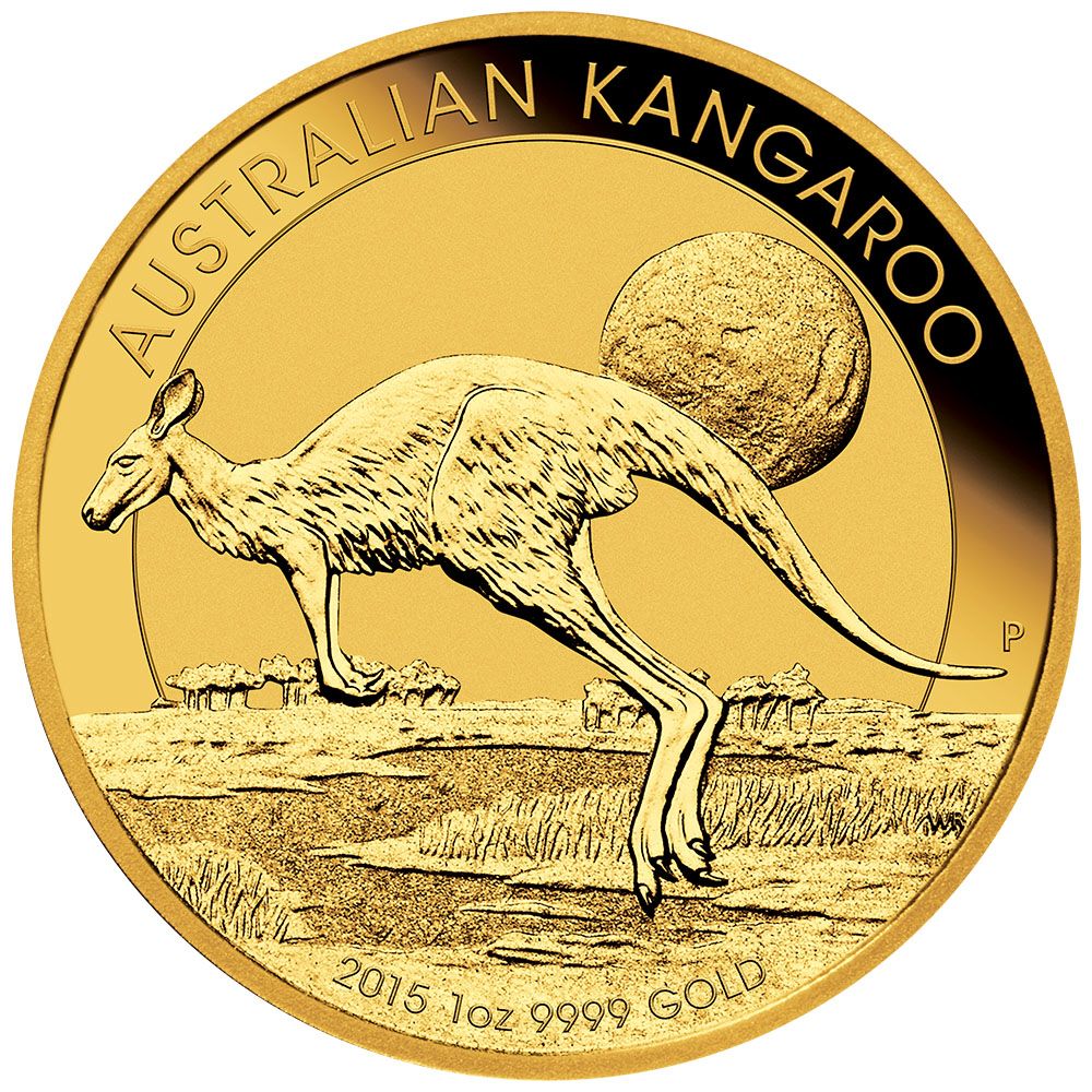 2015 1oz Australian Kangaroo Gold Coin