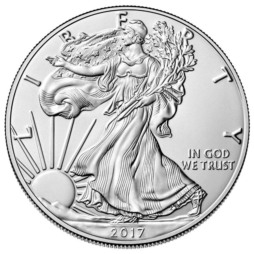 1oz Silver American Eagle Coin (2017)