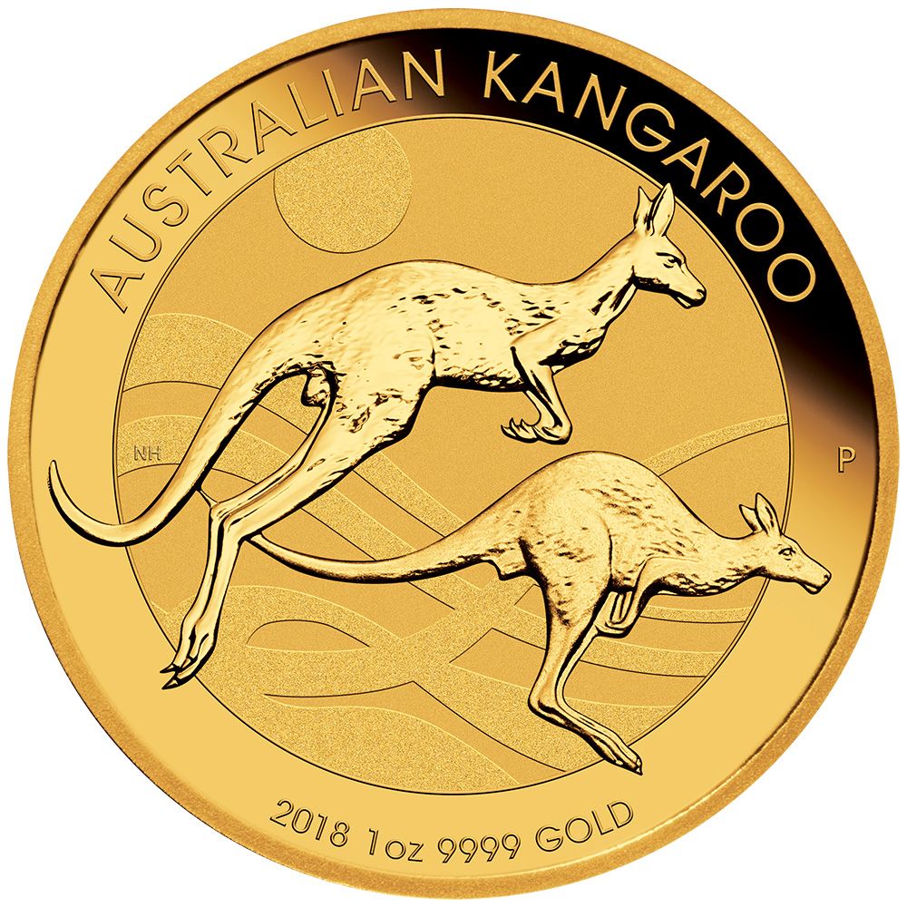 1oz Australian Kangaroo Gold Coin (2018)