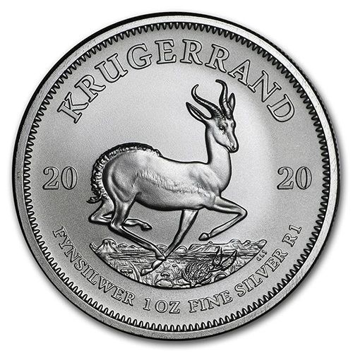 1oz South African Silver Krugerrand 2020
