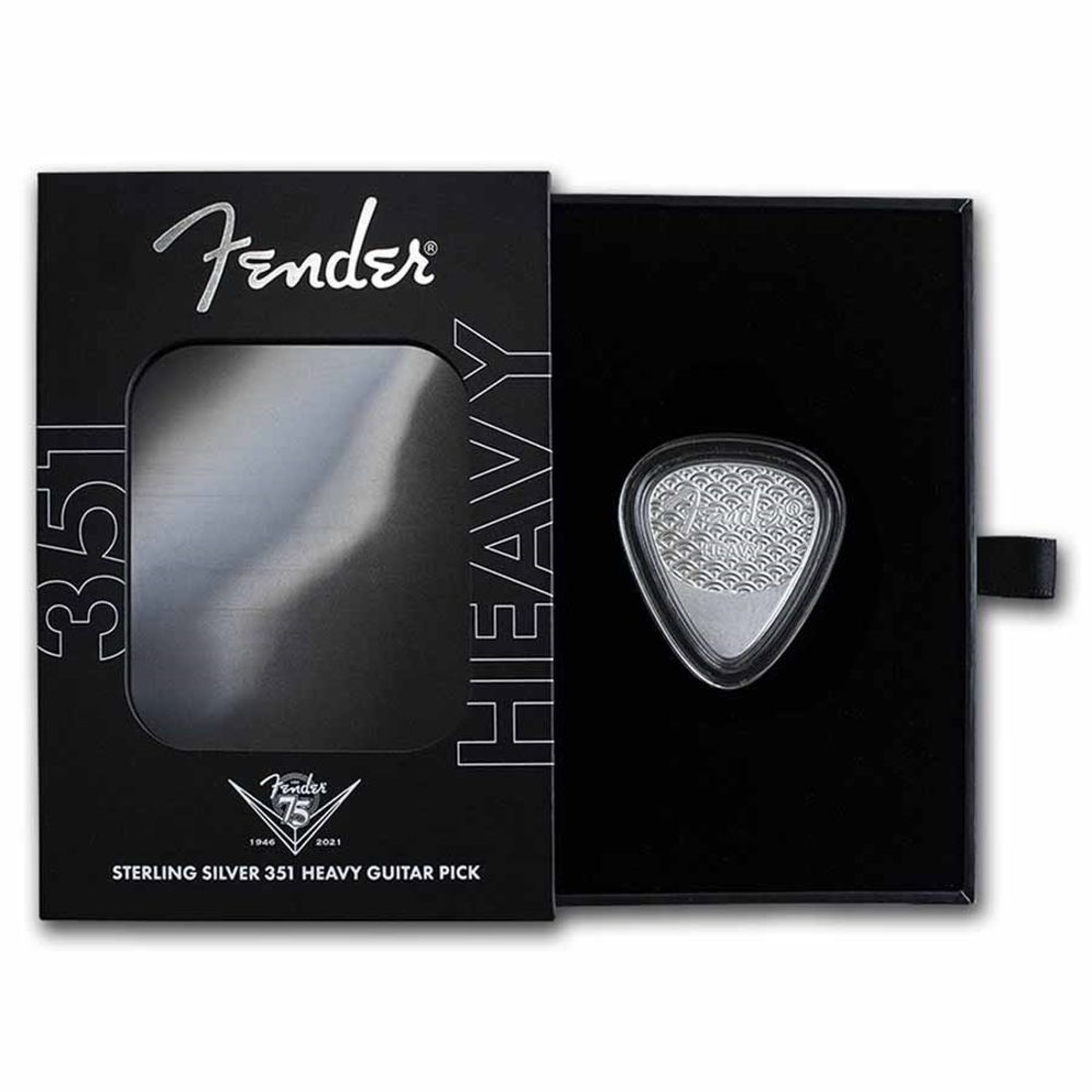 2021 10g Fender® 351 Heavy Sterling Silver Guitar Pick