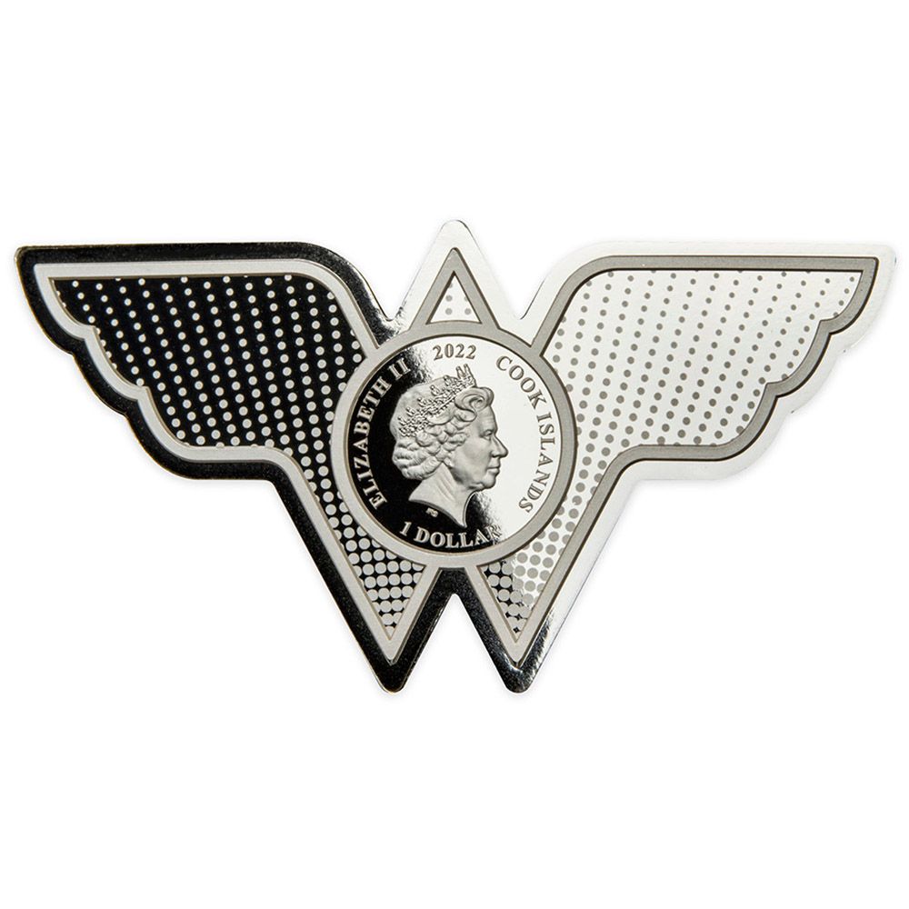 2022 1oz DC Comics Wonder Woman Silver Coin-3