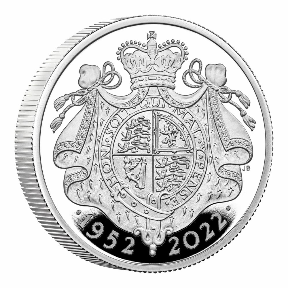 2022 The Platinum Jubilee of Her Majesty The Queen 2oz Silver Proof Coin
