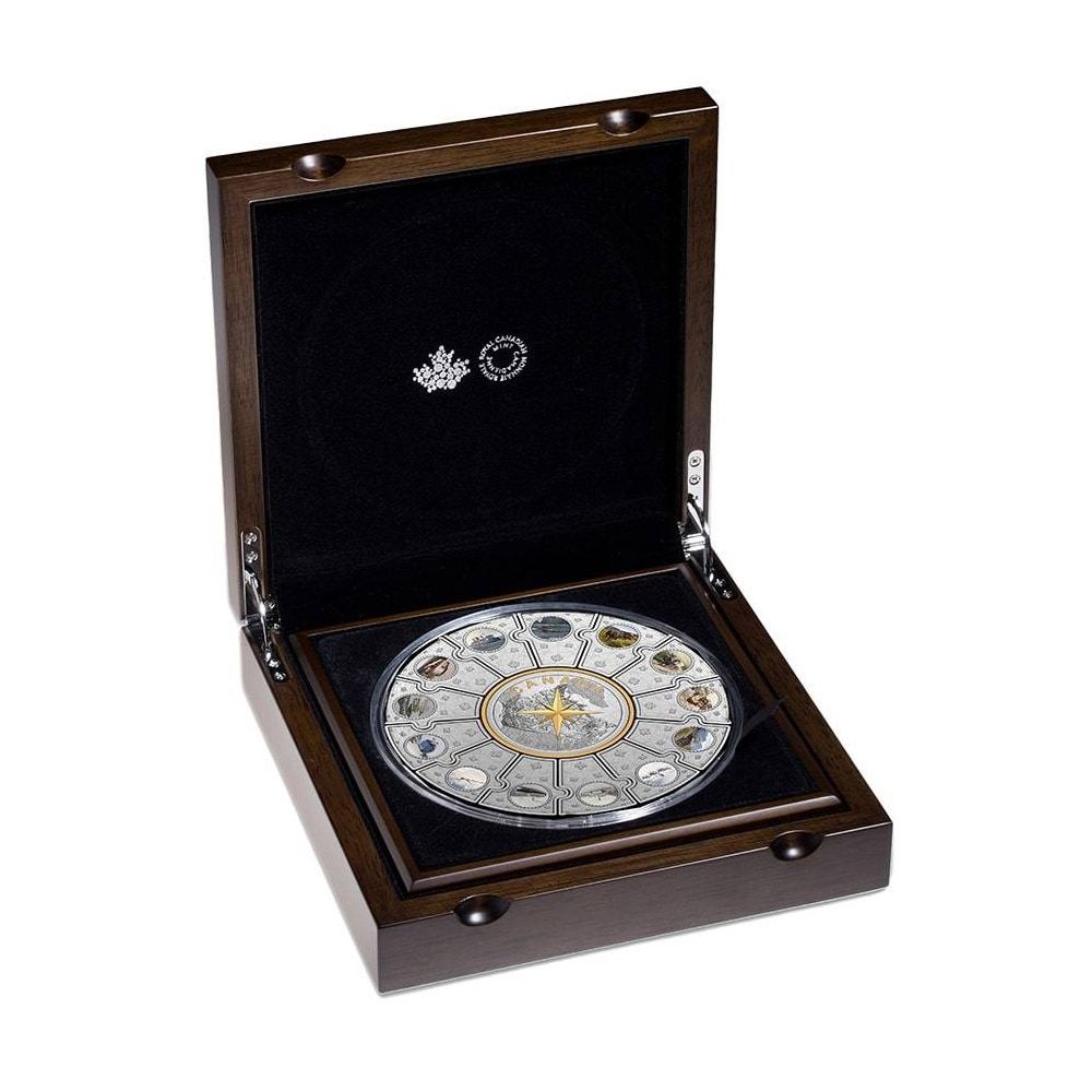 2022 16.15oz Proof Silver Puzzle Coin Set - Canadian Passages