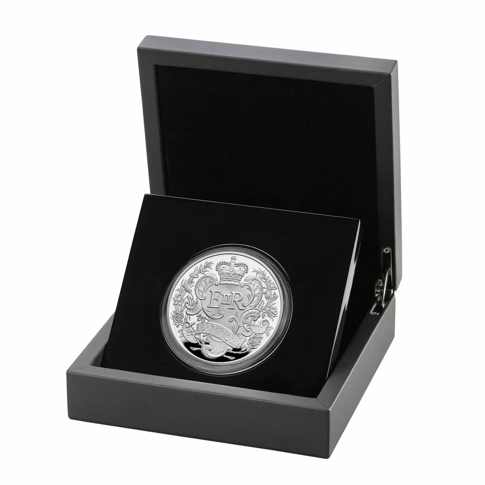 2022 The Platinum Jubilee of Her Majesty The Queen 5oz Silver Proof Coin