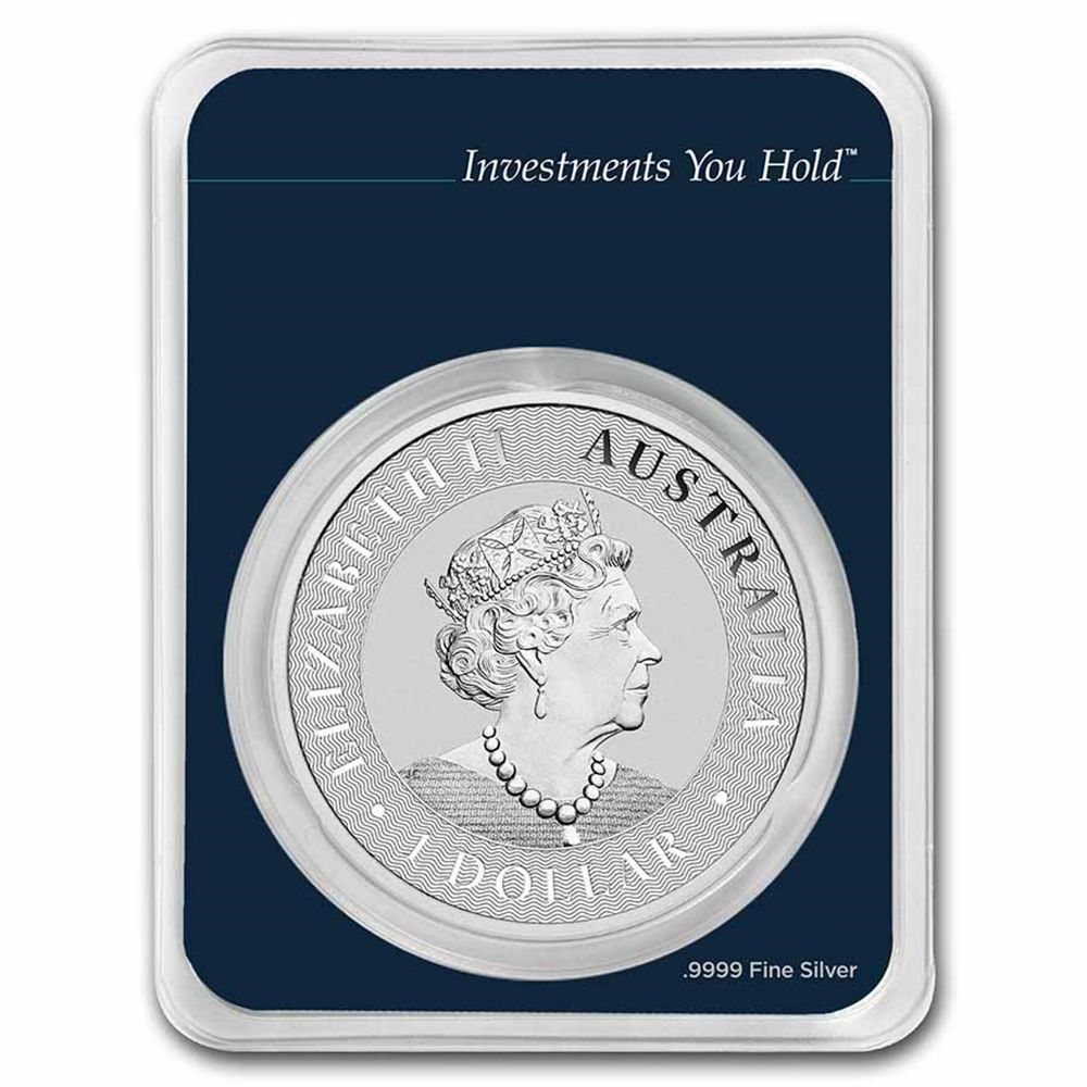 2022 Australia 1 oz Silver Kangaroo 2022 Mint Direct PCGS - Perth Mint