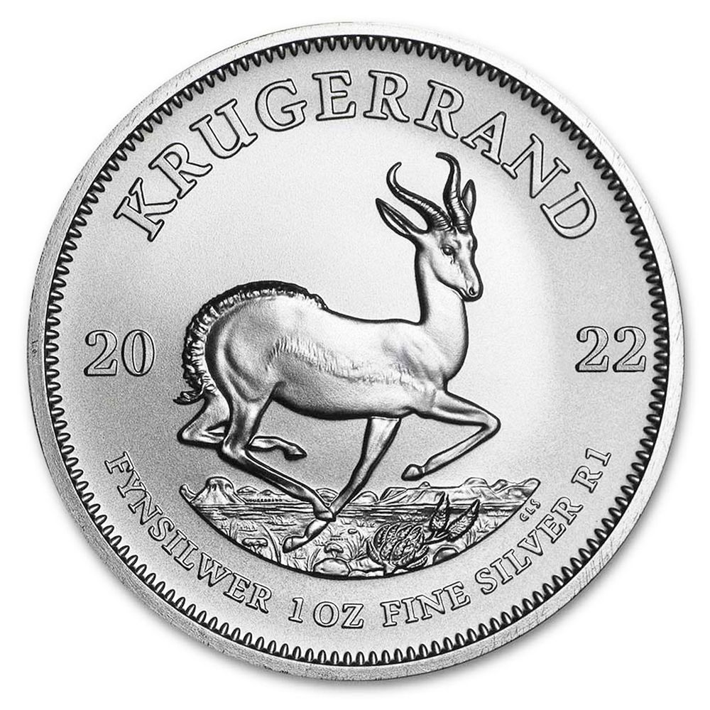 2022 South Africa 1 oz Silver Krugerrand (MintDirect® Single + PCGS)-3