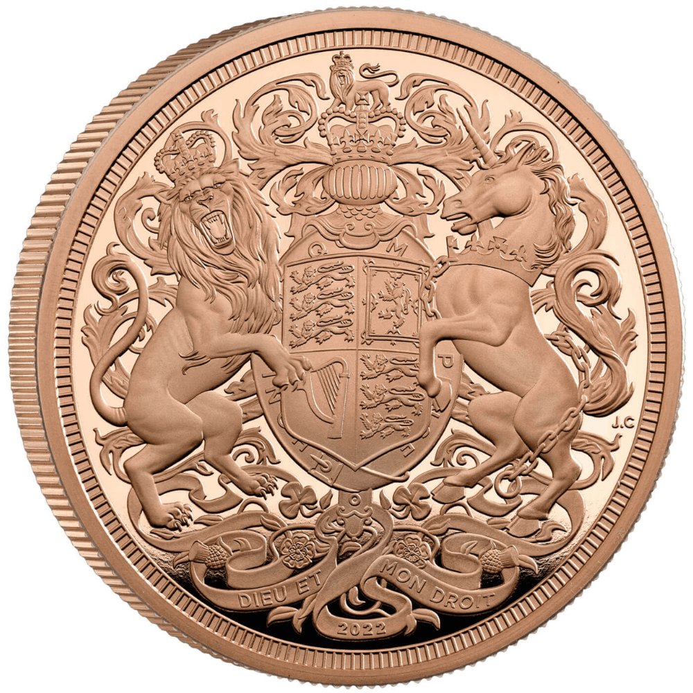 2022 Brilliant Uncirculated Coin Queen Elizabeth II Memorial Five-Sovereign Piece