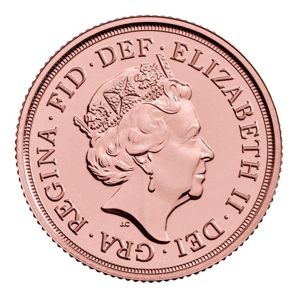 2022 UK Gold Full Sovereign Platinum Jubilee Coin - The Royal Mint