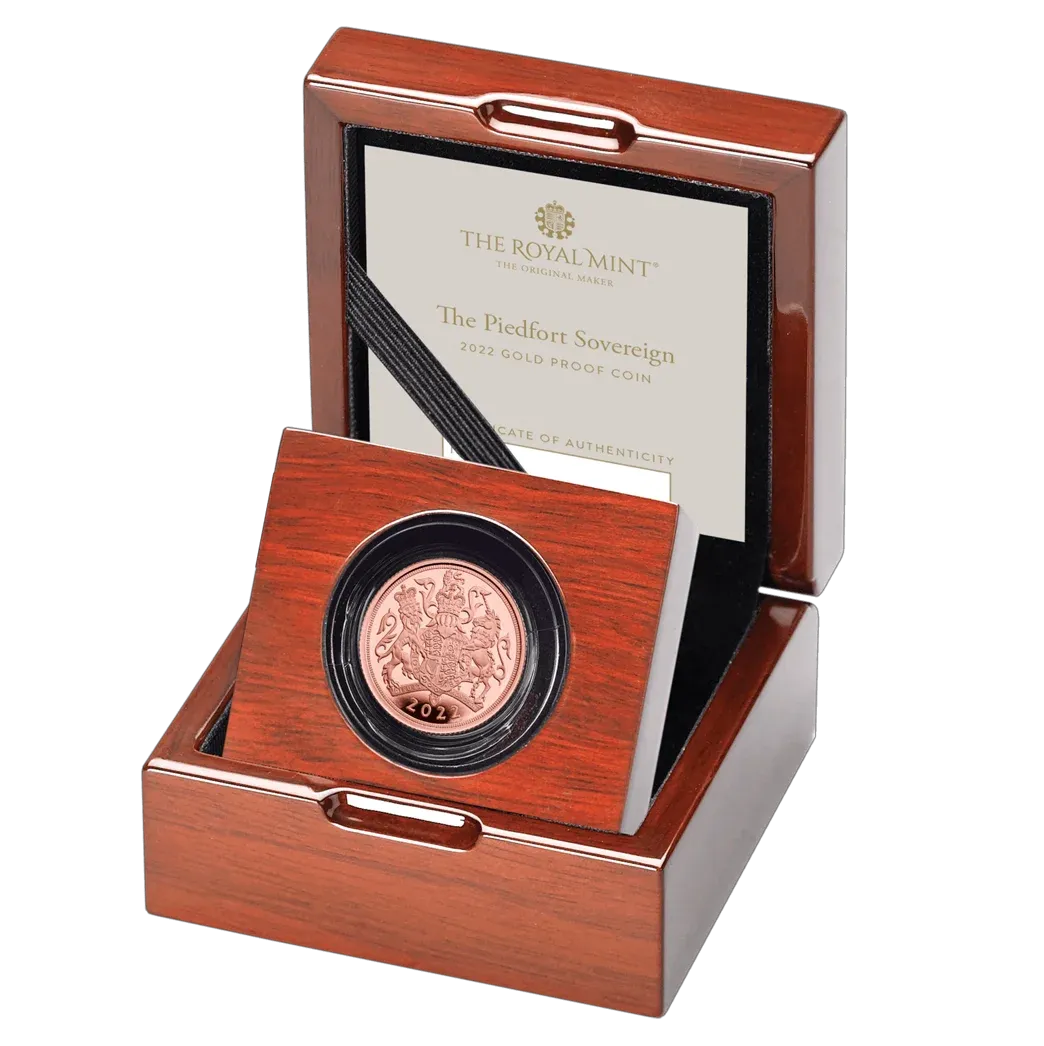 2022 Queen Elizabeth II Gold Proof Full Memorial Sovereign Coin - The Royal Mint UK