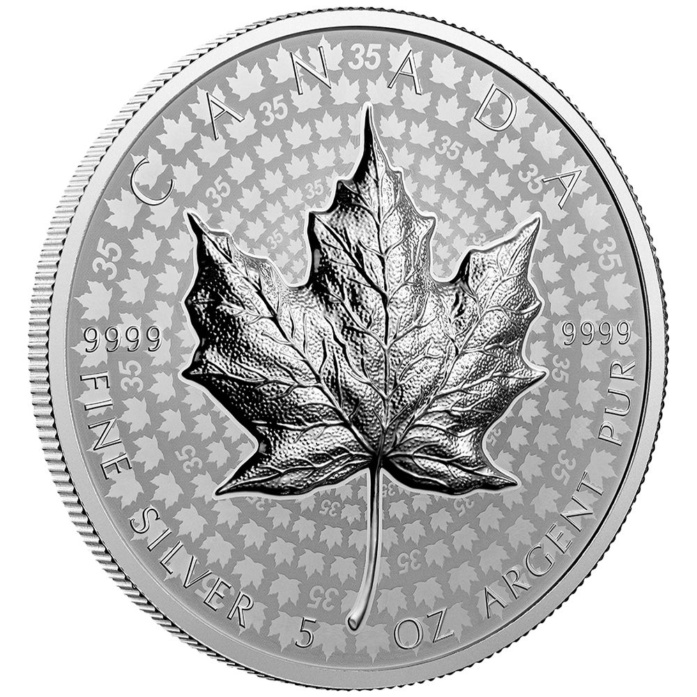2023 5oz Silver Maple Ultra High Relief Coin-2