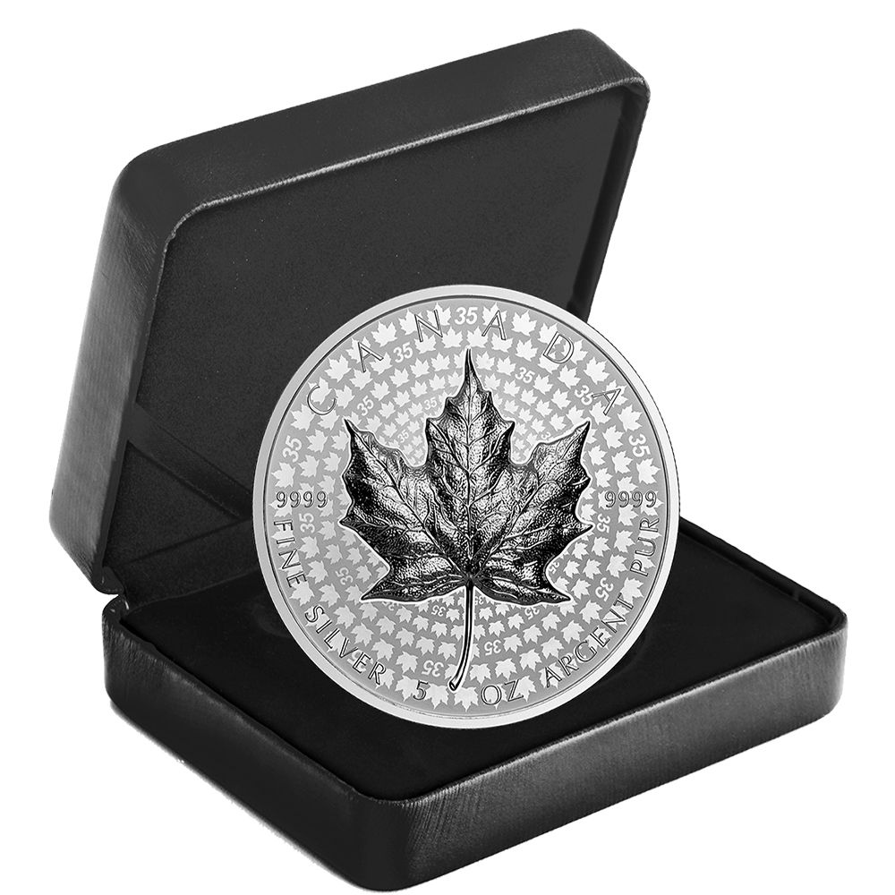 2023 5oz Silver Maple Ultra High Relief Coin-4