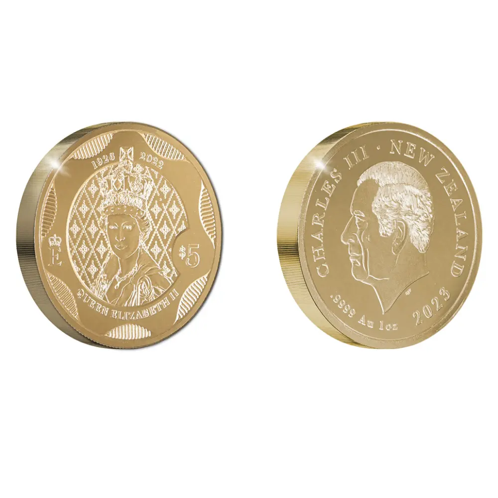 2023 New Zealand 1 oz Gold Queen Elizabeth II 1926-2022 Proof Coin