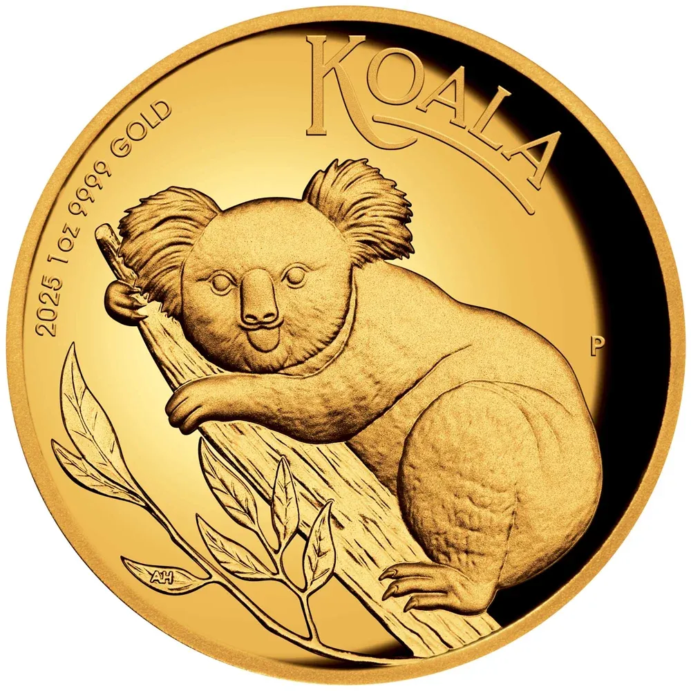 2025 1 oz Gold Australian Koala Proof High Relief Coin
