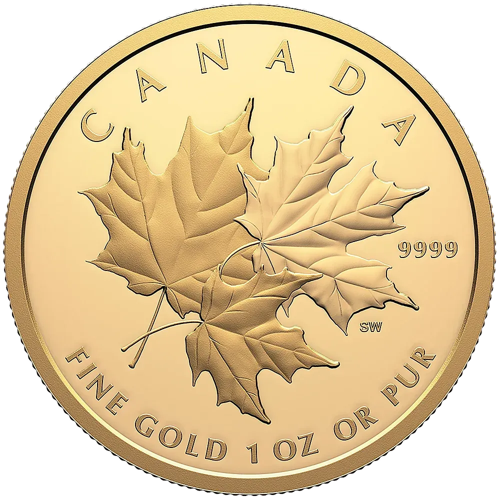 2025 Canada 1 oz 99.99 Pure Gold Triple Maple Coin - RCM