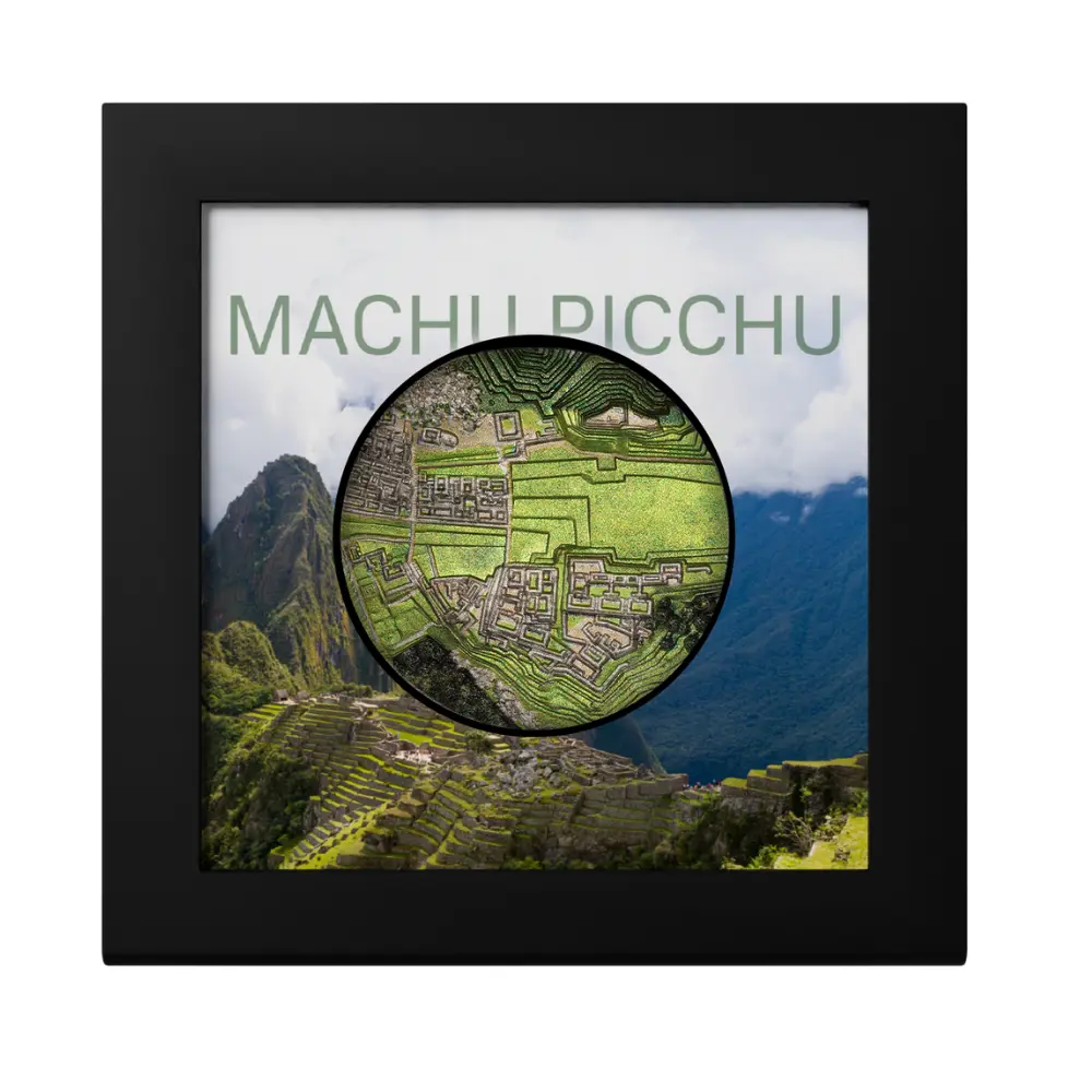 2025 Cook Islands 5 oz Silver the Bucket List Machu Picchu Proof Coin
