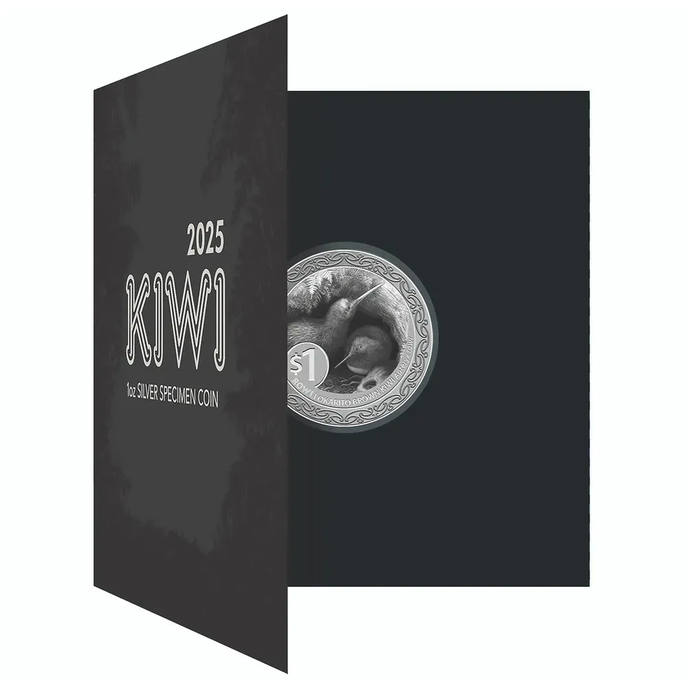 2018年ニュージーランド キウイ スペシメン シルバーコイン純銀999 1oz New Zealand- 2018 - 1 OZ Silver Specimen Coin- Little