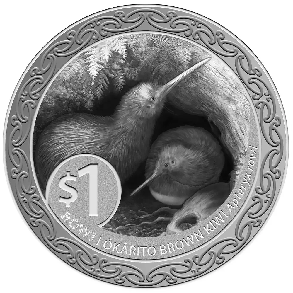 2018年ニュージーランド キウイ スペシメン シルバーコイン純銀999 1oz New Zealand- 2018 - 1 OZ Silver Specimen Coin- Little