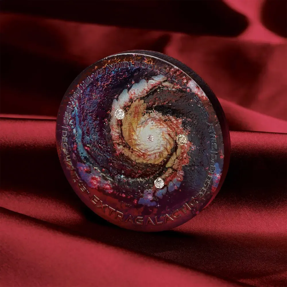 2025 Perth Mint 5 oz Silver Australian Extragalactic Patinaed