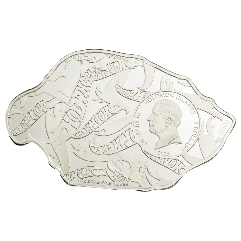 2025 Solomon Islands 1 oz Silver Hot Wheels™ Proof Coin