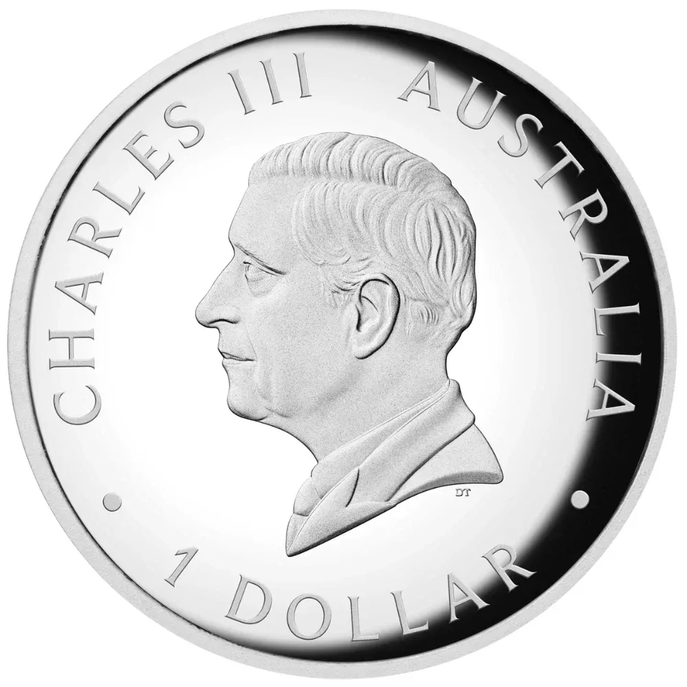 2026 Australia 1 oz Silver Kangaroo High Relief Coloured Proof Coin