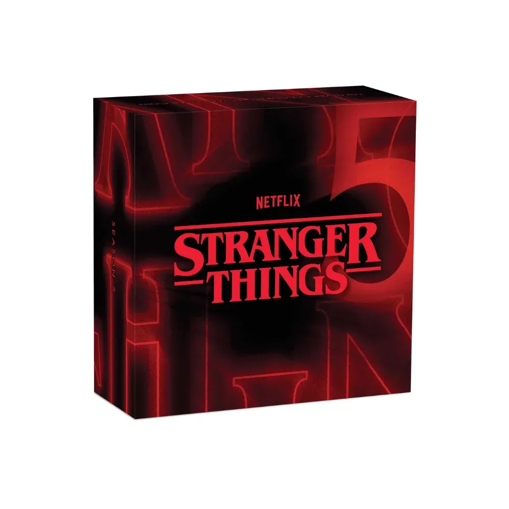 2026 Australia 1 oz Silver Stranger Things - Season 5 Coloured Rectangular Coin
