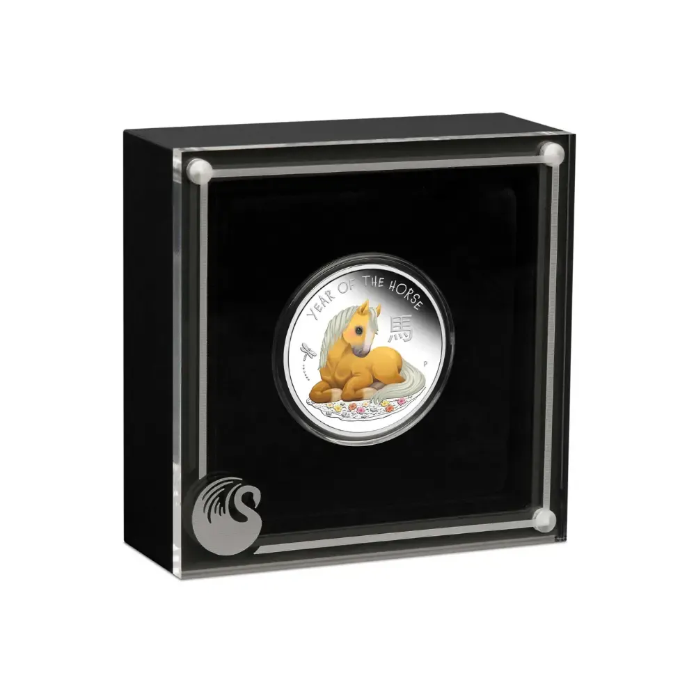 2026 Australia 99.99 1/2 oz Silver Baby Horse Coloured Proof Coin